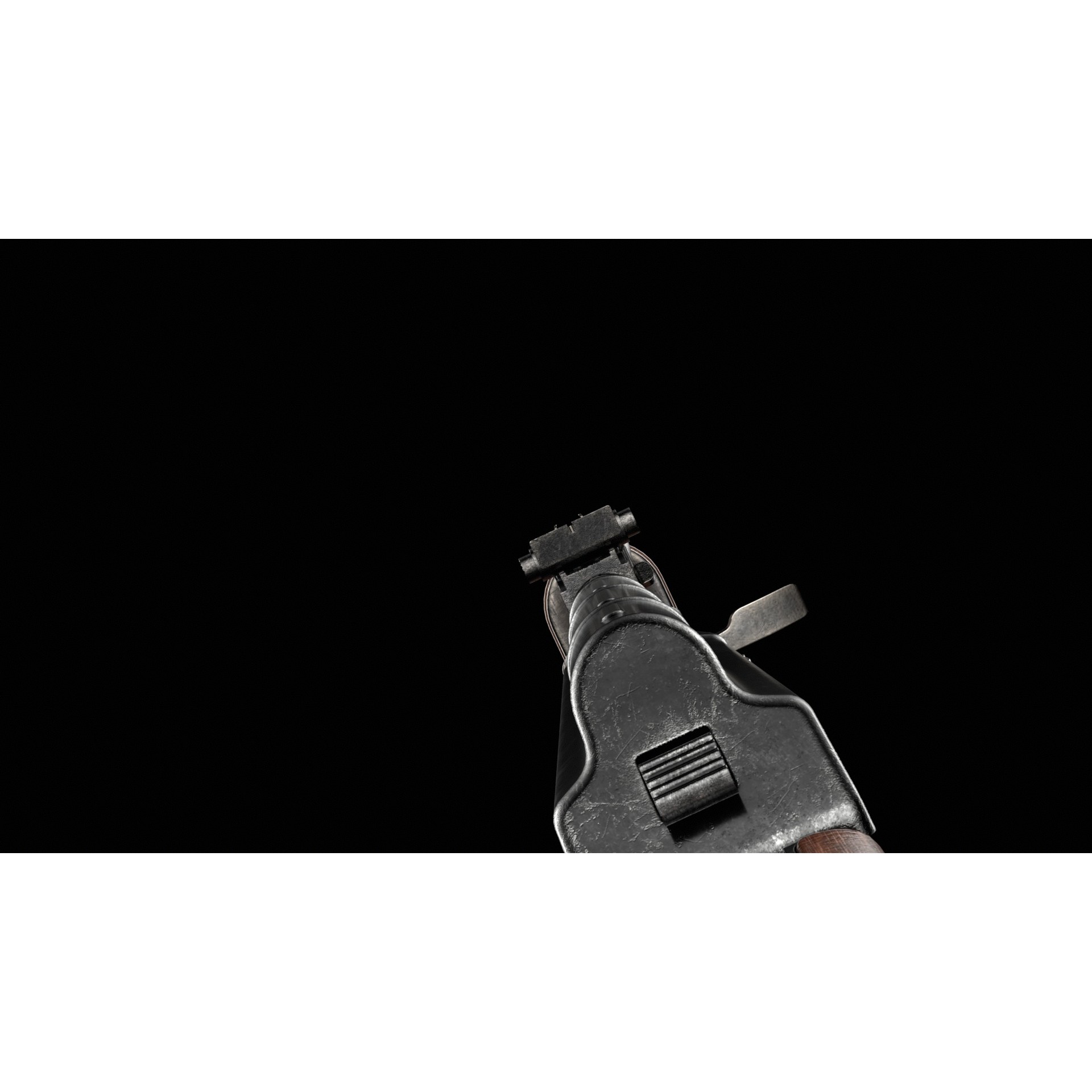 AK-74 Kalashnikov Assault Rifle - Low-Poly Game-Ready 3D Model - View 34