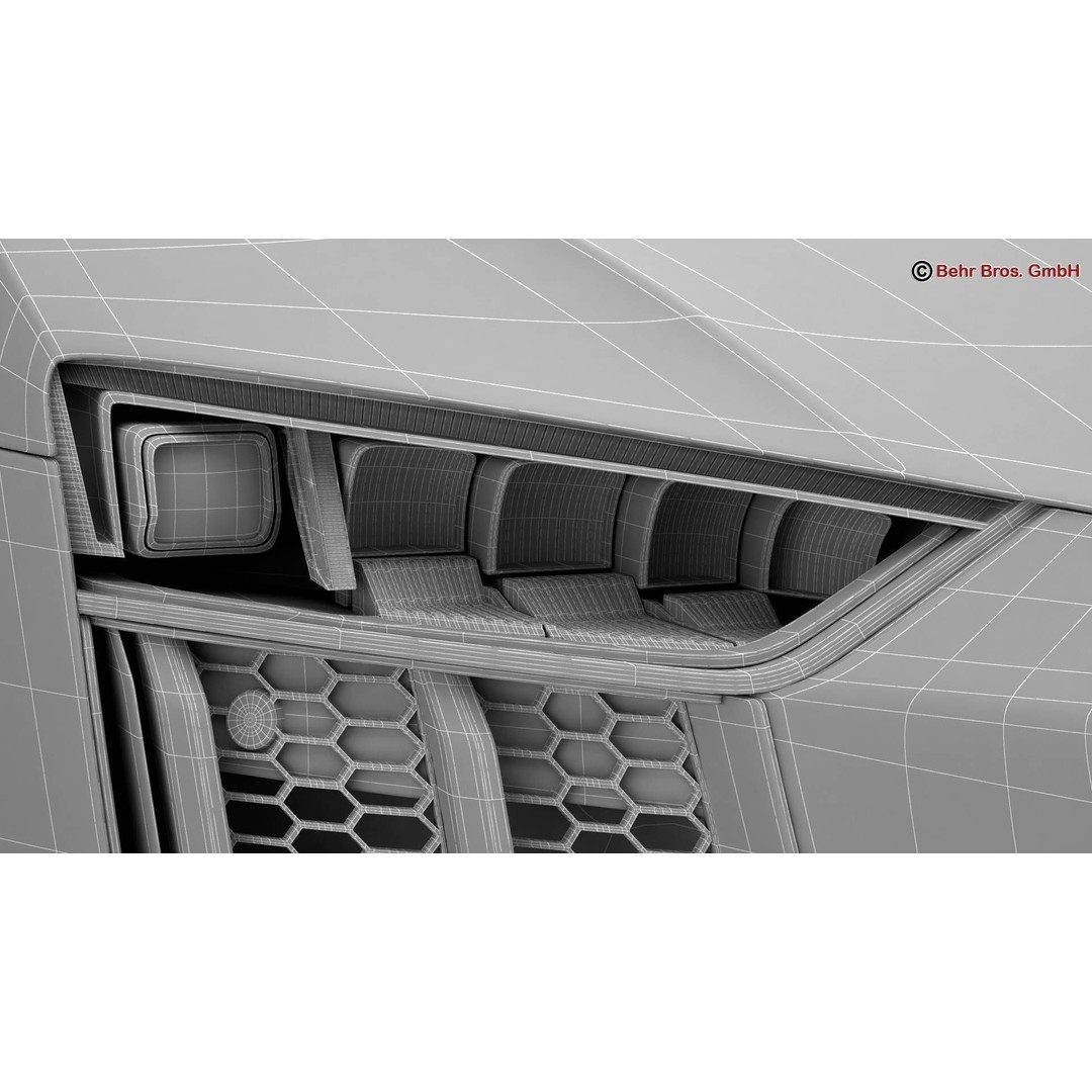 Audi R8 V10 2016 3D Model – High Poly Sport Car with Detailed Interior - View 26