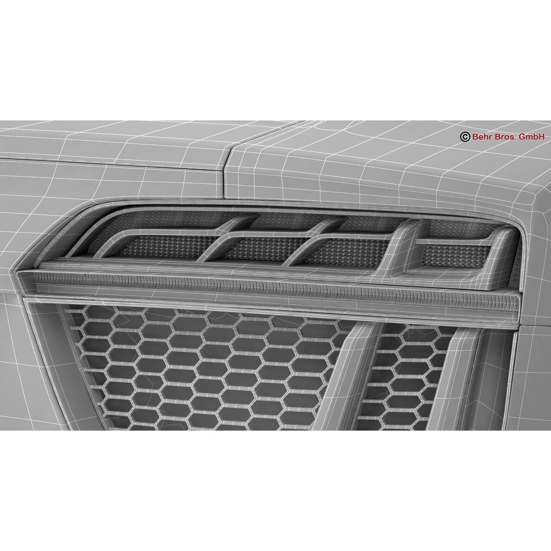 Audi R8 V10 2016 3D Model – High Poly Sport Car with Detailed Interior - View 27