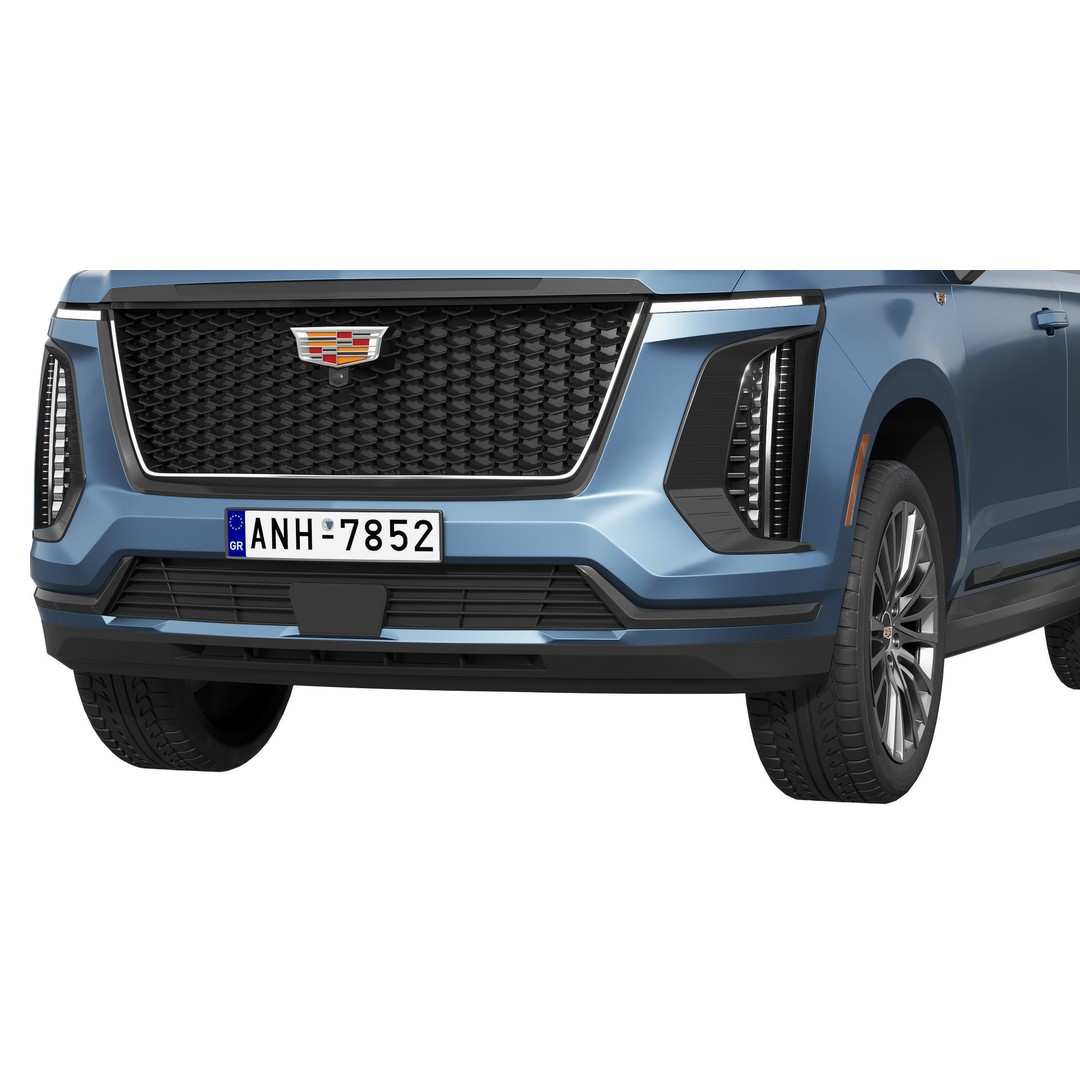 Cadillac Escalade 2025 3D Model – High Poly SUV Asset, FBX & OBJ - View 11