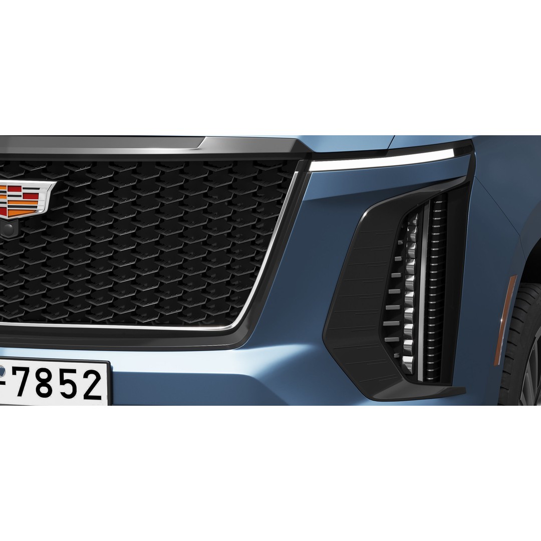 Cadillac Escalade 2025 3D Model – High Poly SUV Asset, FBX & OBJ - View 14