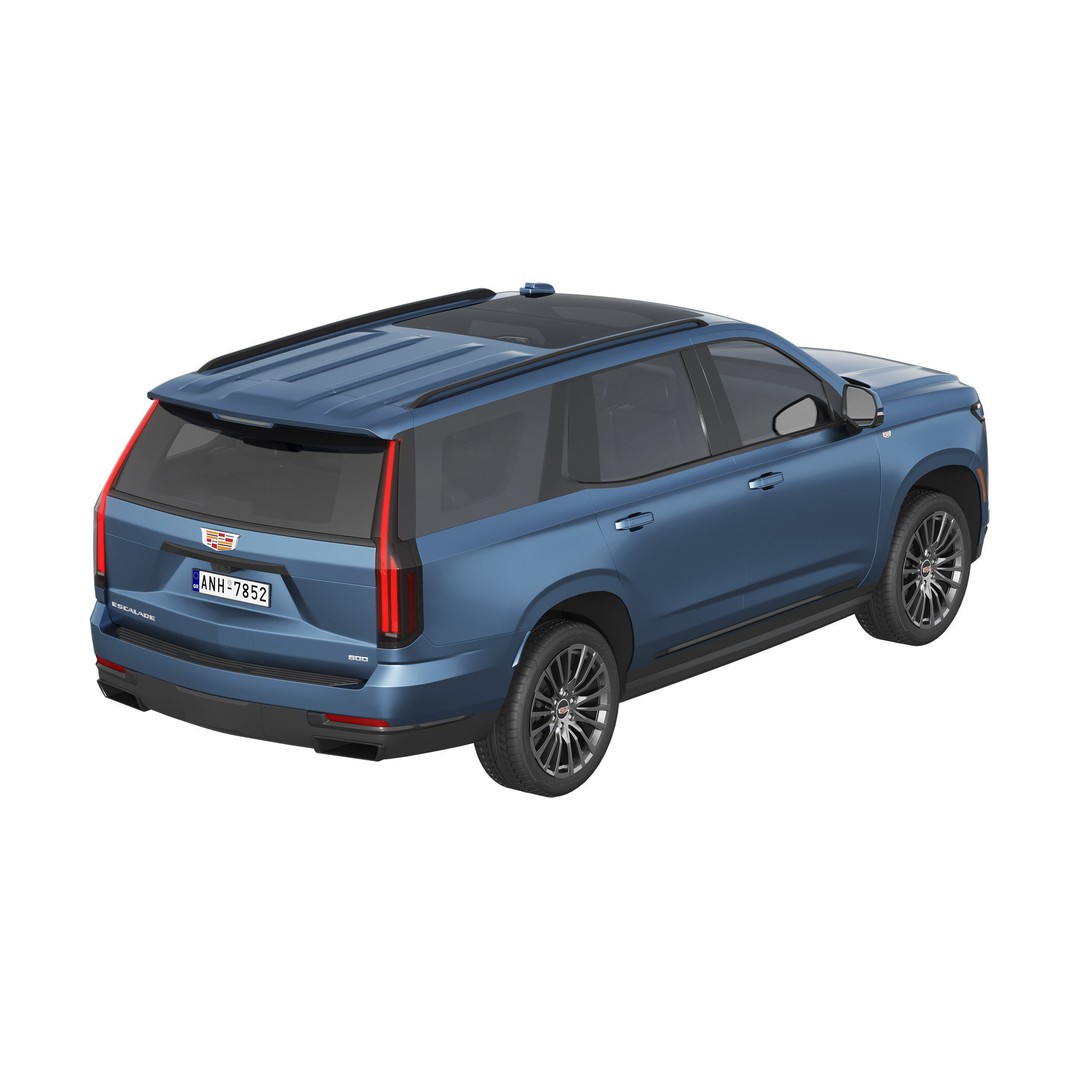 Cadillac Escalade 2025 3D Model – High Poly SUV Asset, FBX & OBJ - View 6