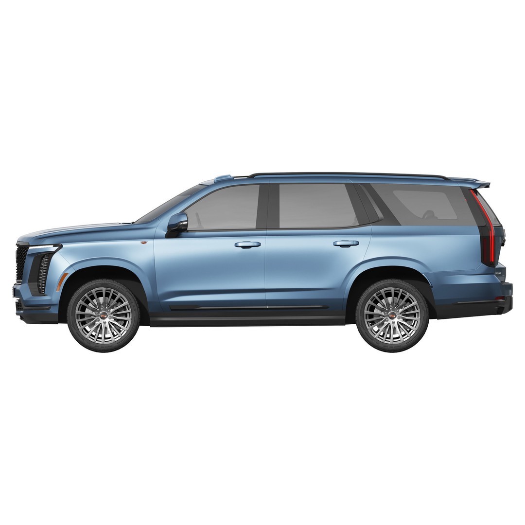 Cadillac Escalade 2025 3D Model – High Poly SUV Asset, FBX & OBJ - View 7