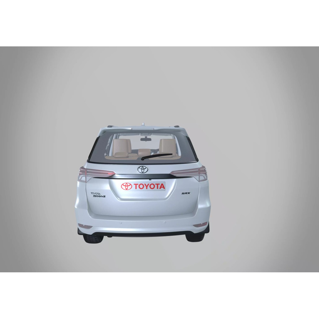 Toyota Fortuner 3D Model – High Poly SUV Asset, FBX, PBR Textures - View 3