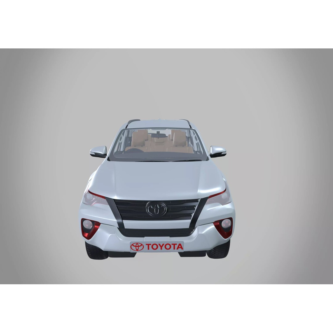 Toyota Fortuner 3D Model – High Poly SUV Asset, FBX, PBR Textures - View 5