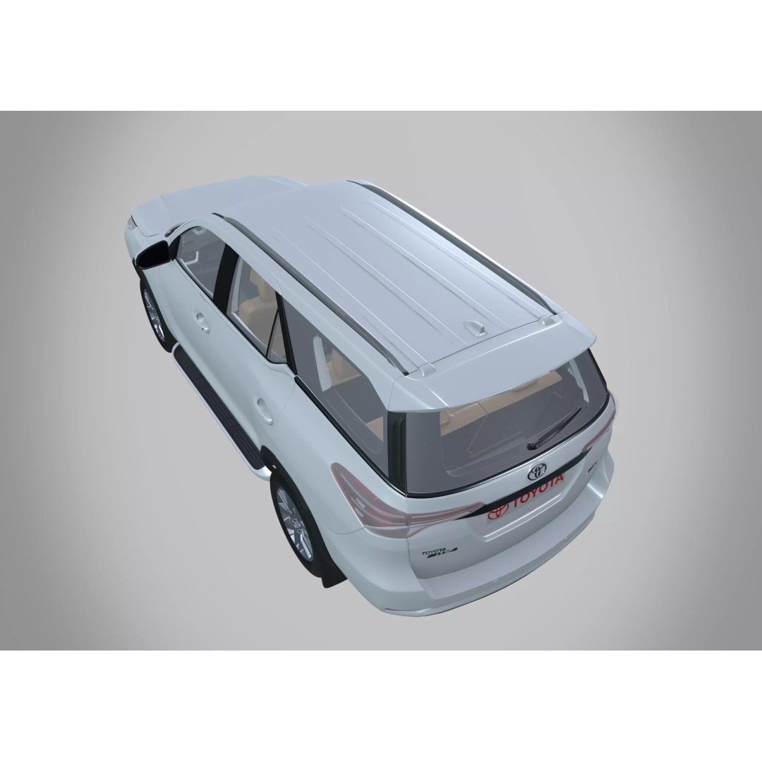 Toyota Fortuner 3D Model – High Poly SUV Asset, FBX, PBR Textures - View 6