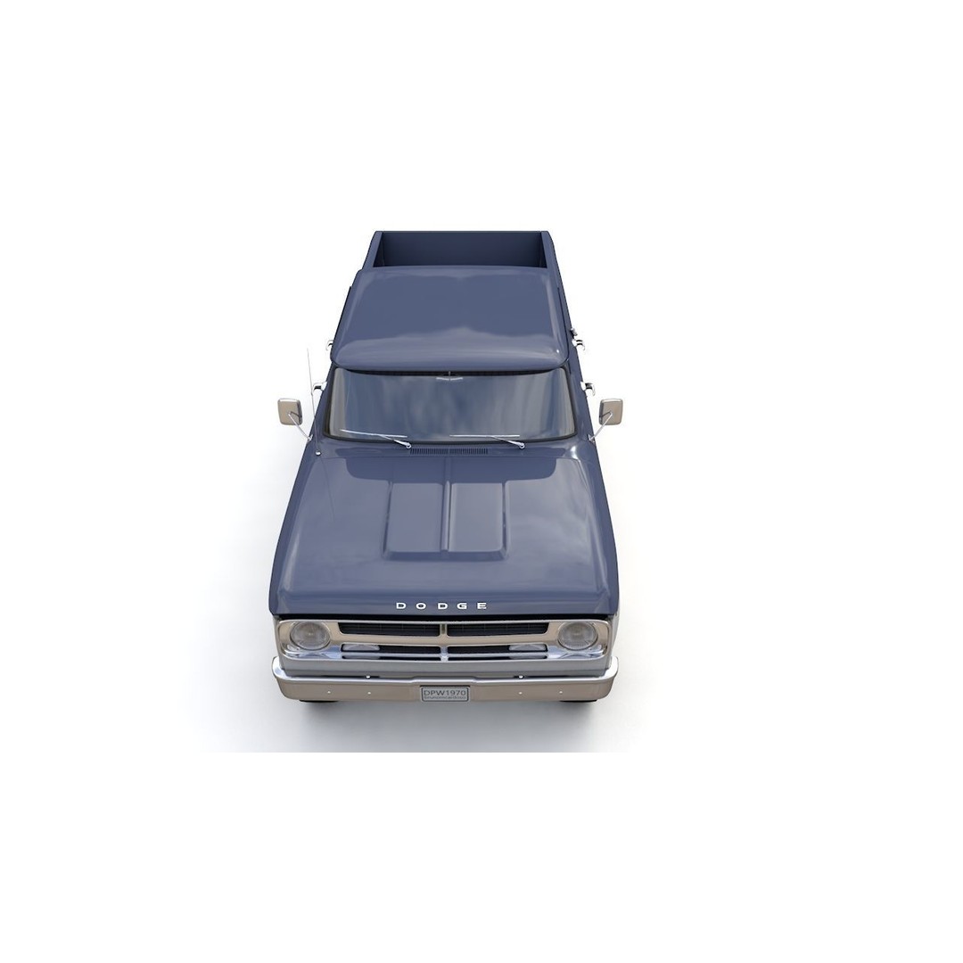 Dodge Power Wagon 3D Model – Highly Detailed Classic Truck, FBX, OBJ - View 7