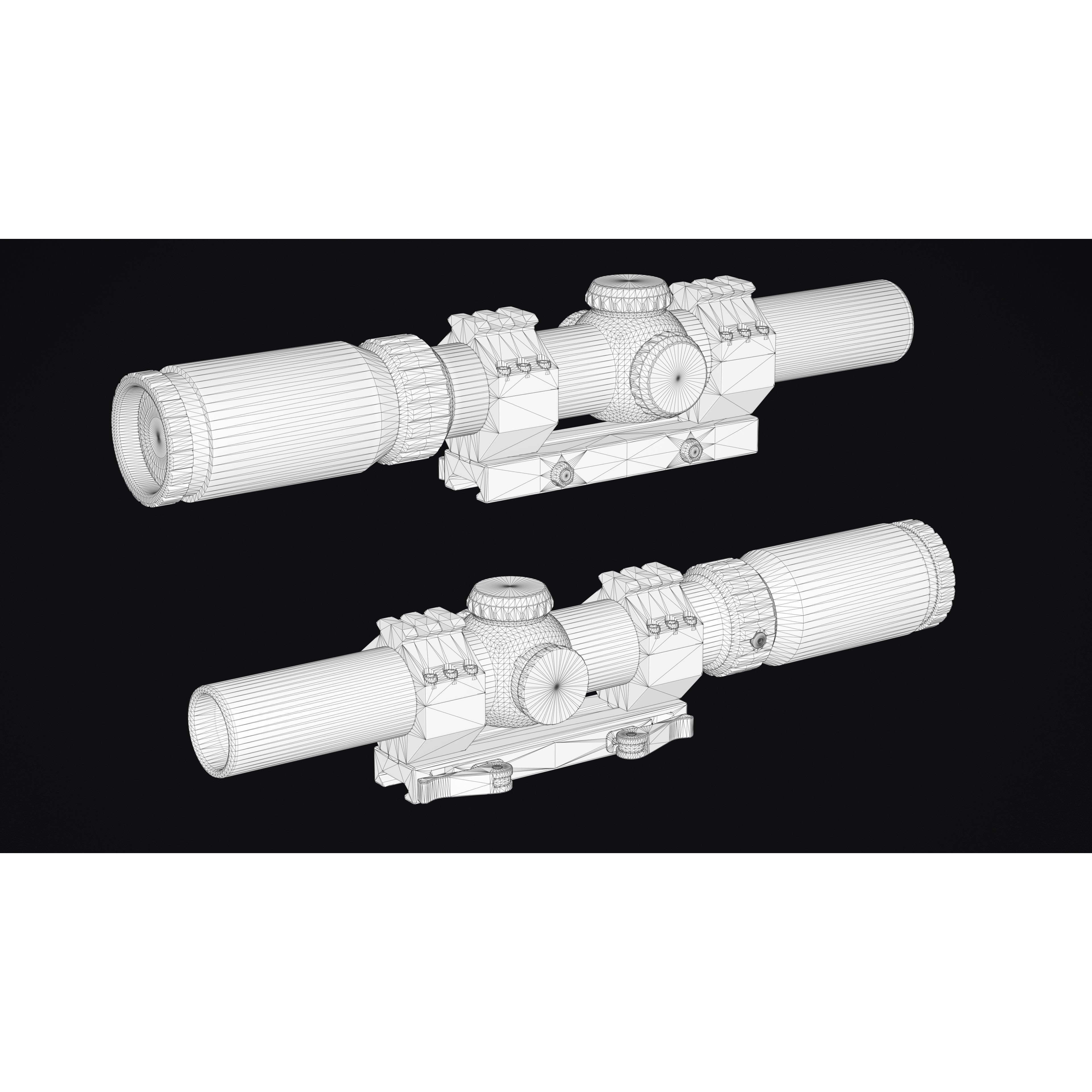 SPR300 Sniper Rifle - Low-Poly Game-Ready 3D Model