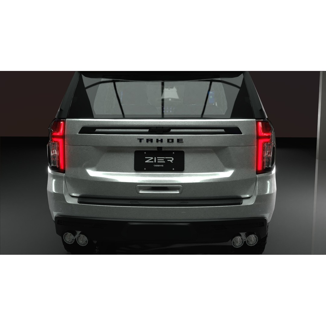 Chevrolet Tahoe 2022 3D Model – High Poly SUV with Detailed Interior, FBX - View 5