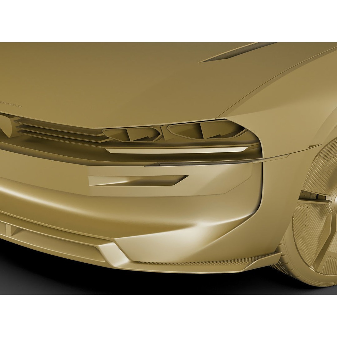 Peugeot E-Legend Concept 3D Model – Detailed Exterior, Game-Ready Formats - View 19