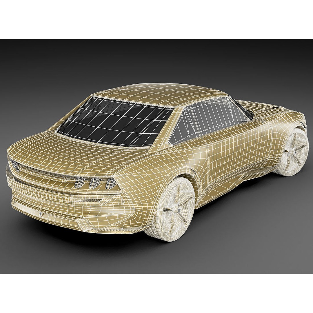Peugeot E-Legend Concept 3D Model – Detailed Exterior, Game-Ready Formats - View 22