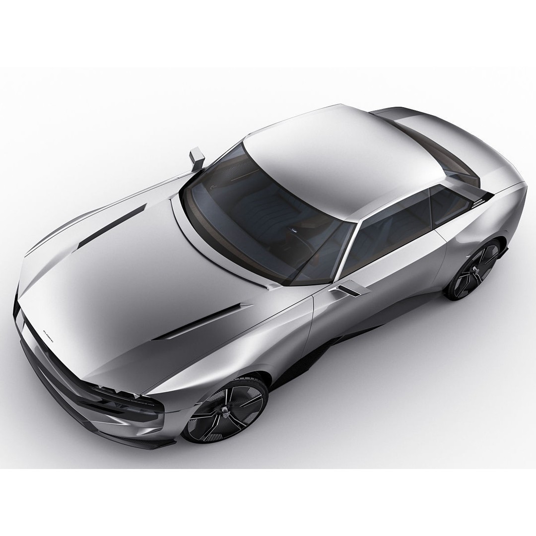 Peugeot E-Legend Concept 3D Model – Detailed Exterior, Game-Ready Formats - View 7