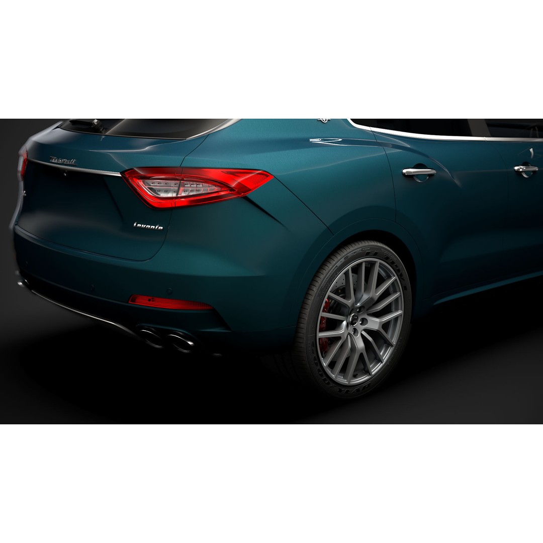 Maserati Levante GranLusso Royale 2020 3D Model – High Poly Luxury SUV, FBX - View 12