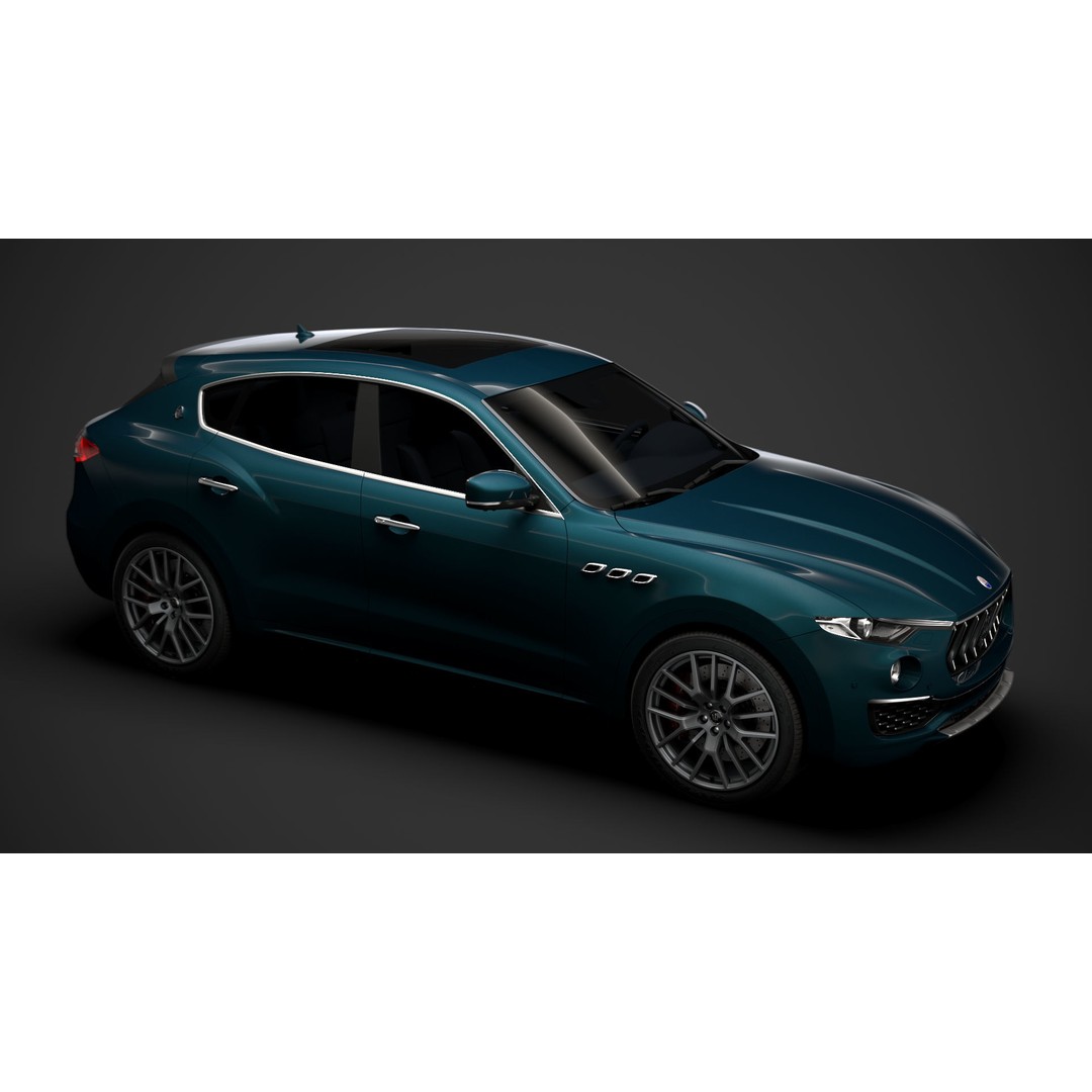 Maserati Levante GranLusso Royale 2020 3D Model – High Poly Luxury SUV, FBX - View 14