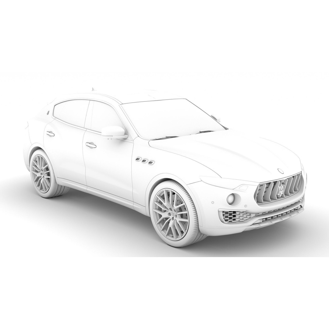 Maserati Levante GranLusso Royale 2020 3D Model – High Poly Luxury SUV, FBX - View 16