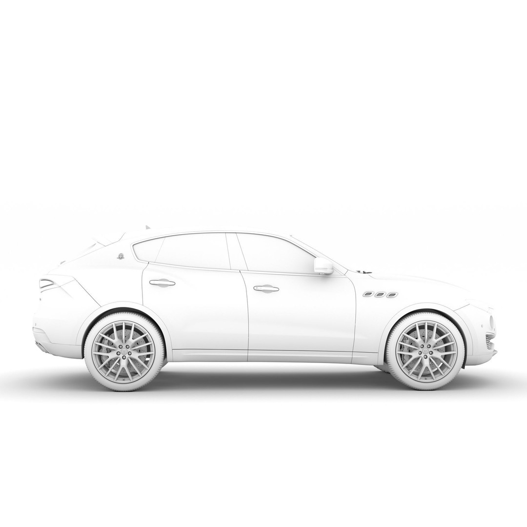 Maserati Levante GranLusso Royale 2020 3D Model – High Poly Luxury SUV, FBX - View 17