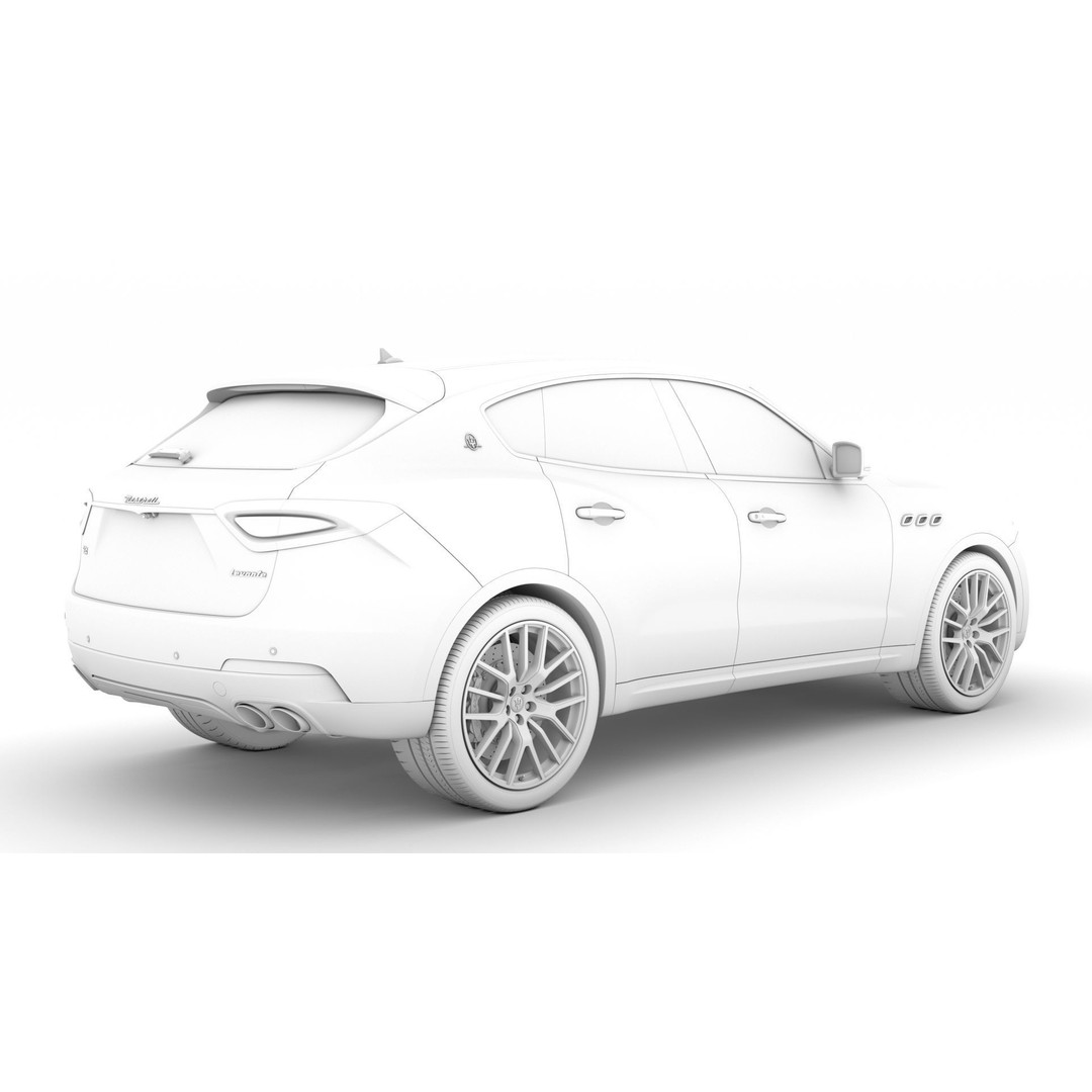 Maserati Levante GranLusso Royale 2020 3D Model – High Poly Luxury SUV, FBX - View 18