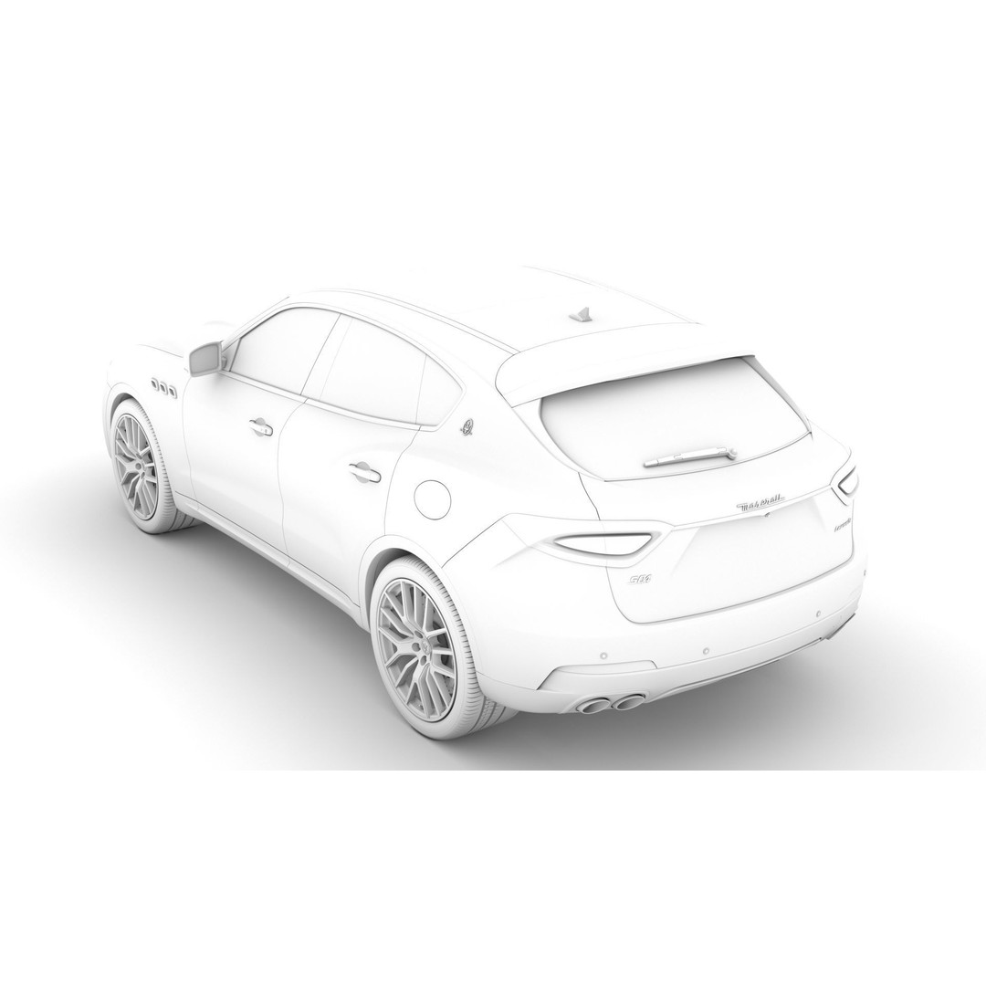 Maserati Levante GranLusso Royale 2020 3D Model – High Poly Luxury SUV, FBX - View 19