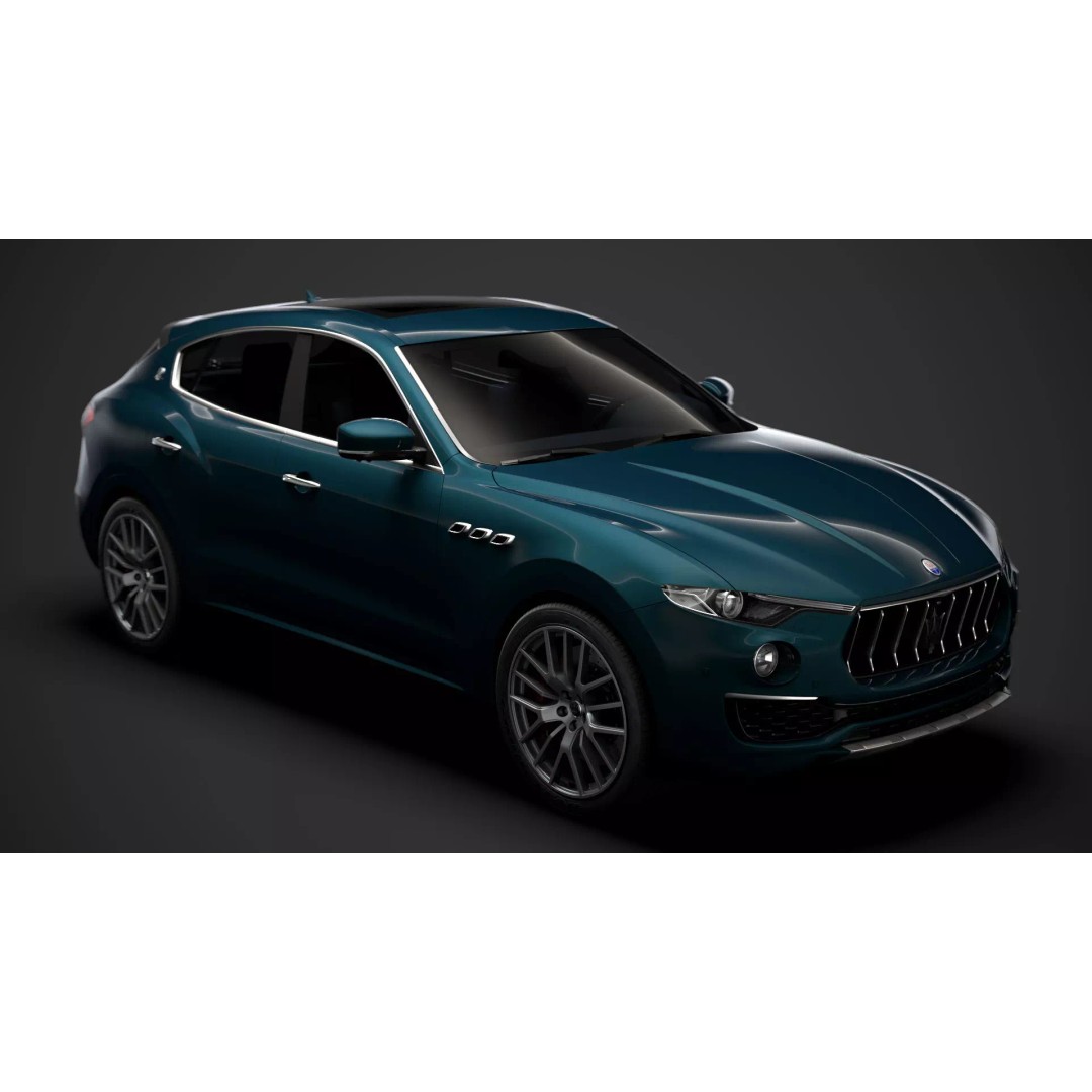 Maserati Levante GranLusso Royale 2020 3D Model – High Poly Luxury SUV, FBX - View 2