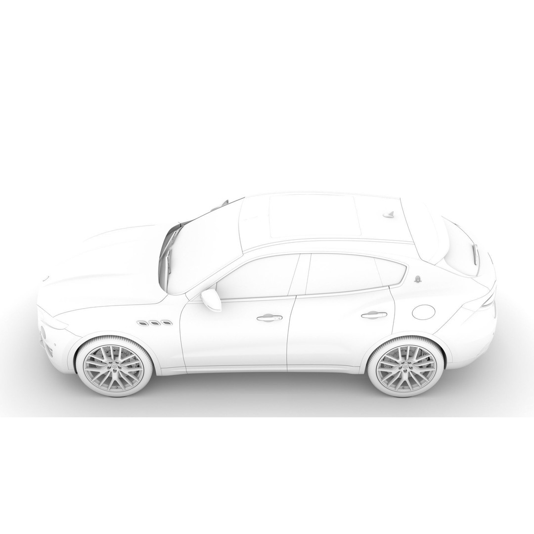 Maserati Levante GranLusso Royale 2020 3D Model – High Poly Luxury SUV, FBX - View 20