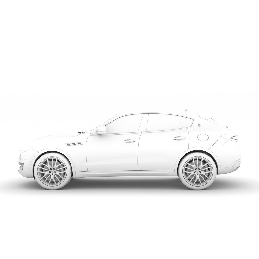 Maserati Levante GranLusso Royale 2020 3D Model – High Poly Luxury SUV, FBX - View 21