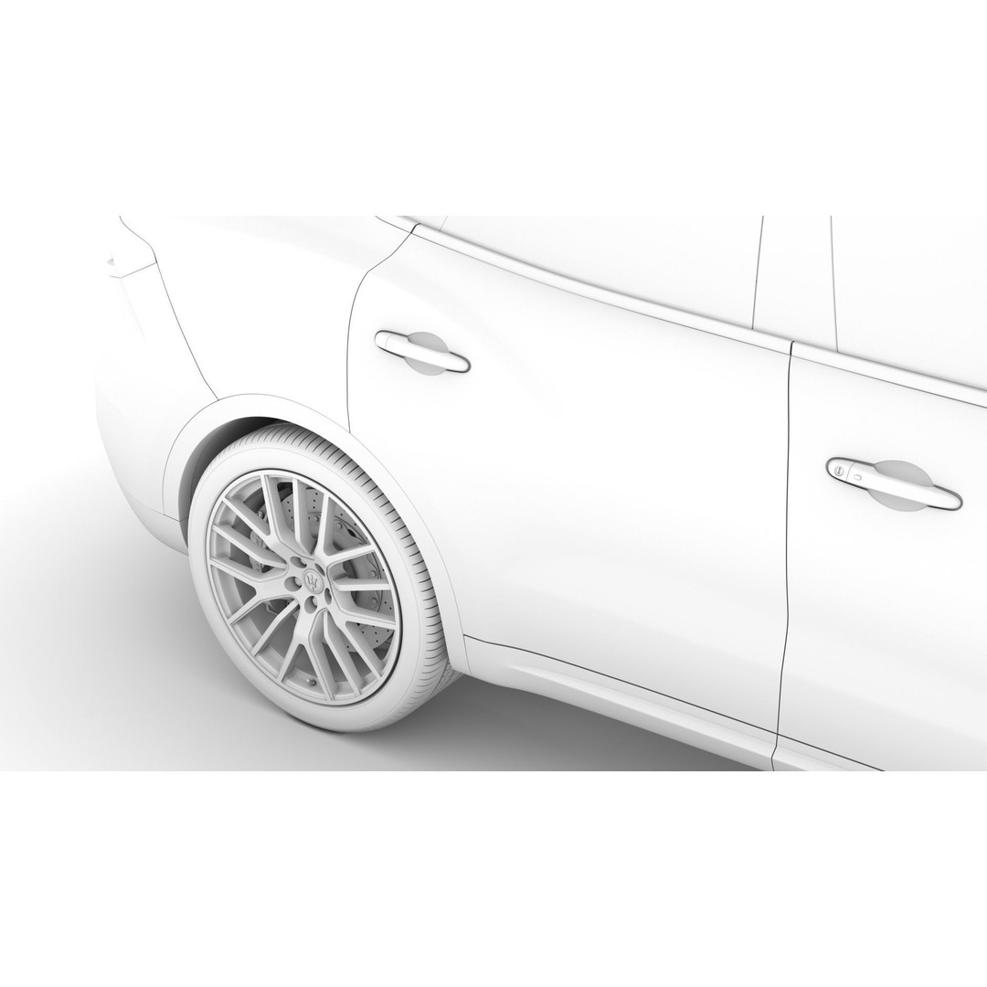 Maserati Levante GranLusso Royale 2020 3D Model – High Poly Luxury SUV, FBX - View 27