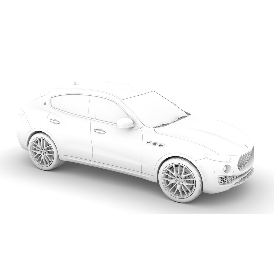 Maserati Levante GranLusso Royale 2020 3D Model – High Poly Luxury SUV, FBX - View 28