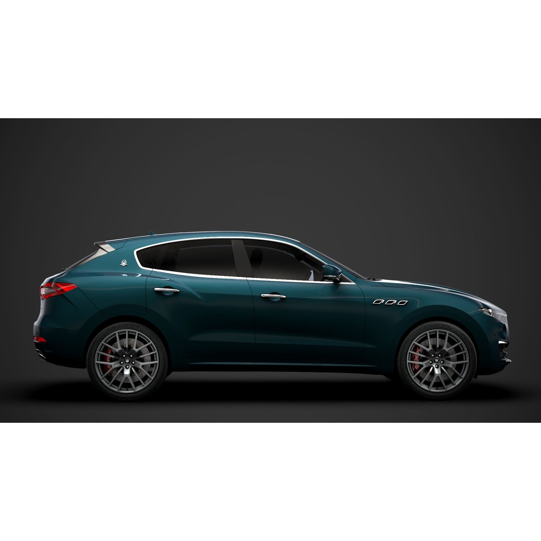 Maserati Levante GranLusso Royale 2020 3D Model – High Poly Luxury SUV, FBX - View 3