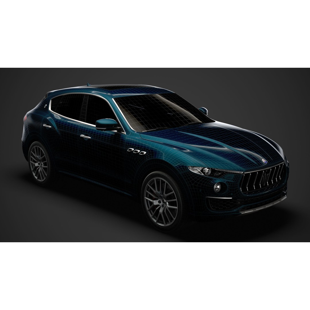 Maserati Levante GranLusso Royale 2020 3D Model – High Poly Luxury SUV, FBX - View 30