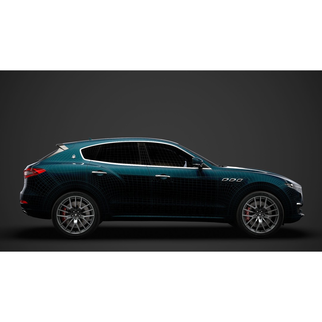 Maserati Levante GranLusso Royale 2020 3D Model – High Poly Luxury SUV, FBX - View 31
