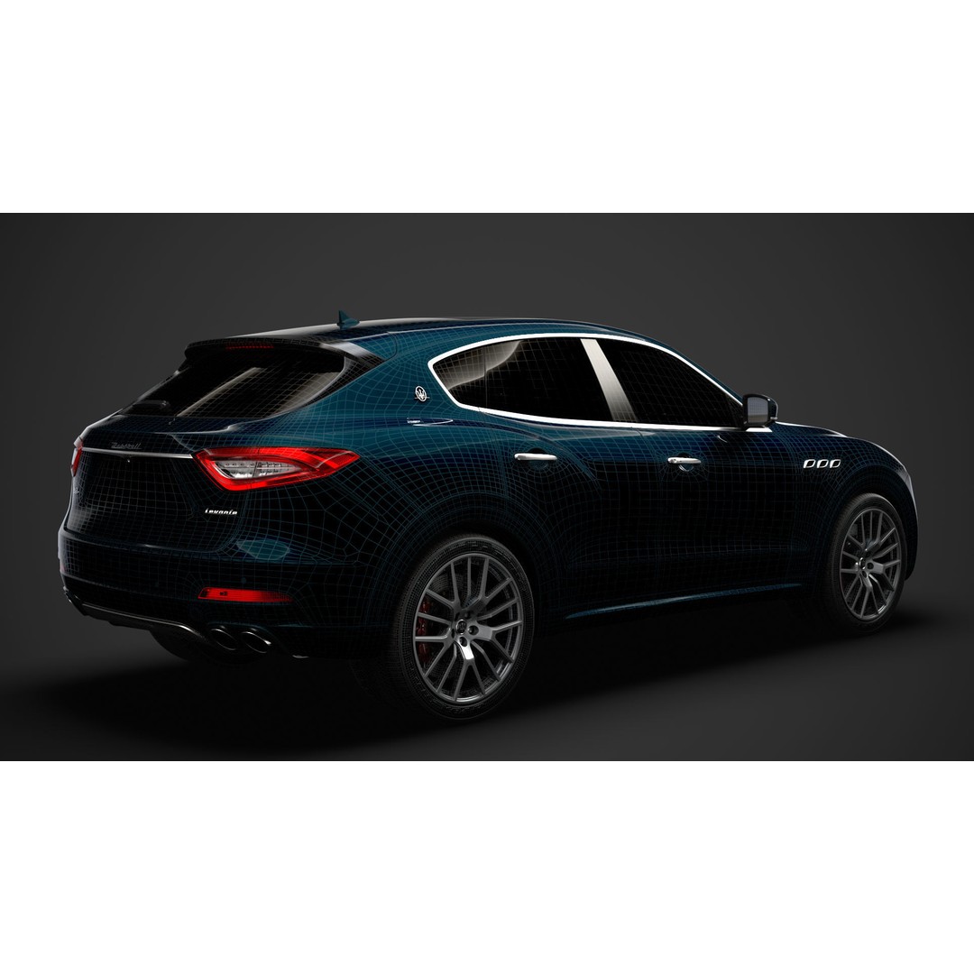 Maserati Levante GranLusso Royale 2020 3D Model – High Poly Luxury SUV, FBX - View 32