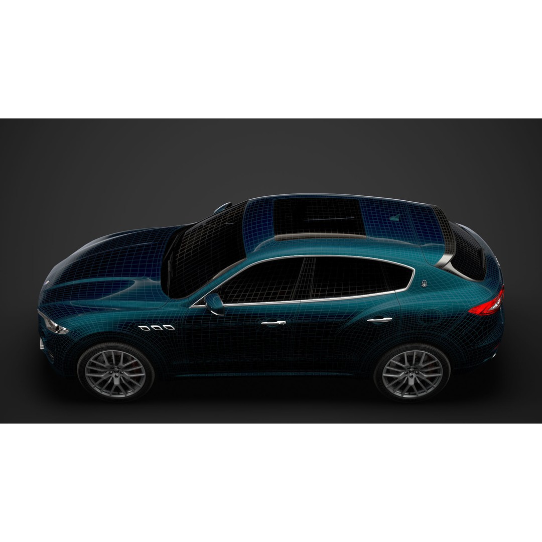 Maserati Levante GranLusso Royale 2020 3D Model – High Poly Luxury SUV, FBX - View 34