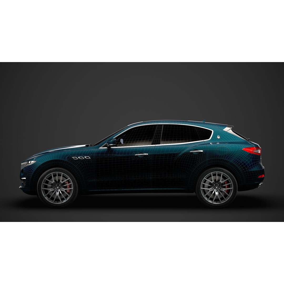 Maserati Levante GranLusso Royale 2020 3D Model – High Poly Luxury SUV, FBX - View 35