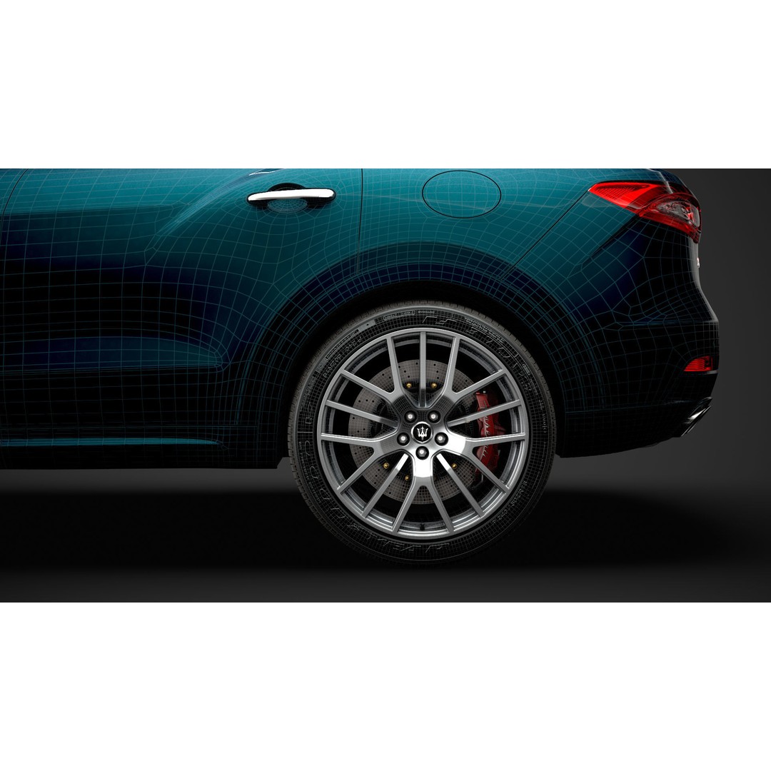 Maserati Levante GranLusso Royale 2020 3D Model – High Poly Luxury SUV, FBX - View 37