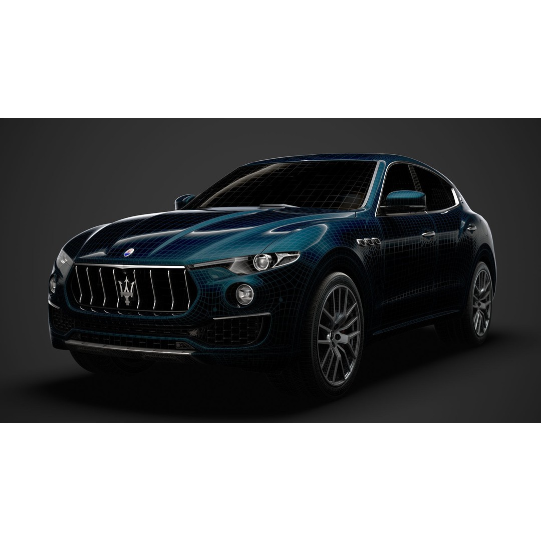 Maserati Levante GranLusso Royale 2020 3D Model – High Poly Luxury SUV, FBX - View 38