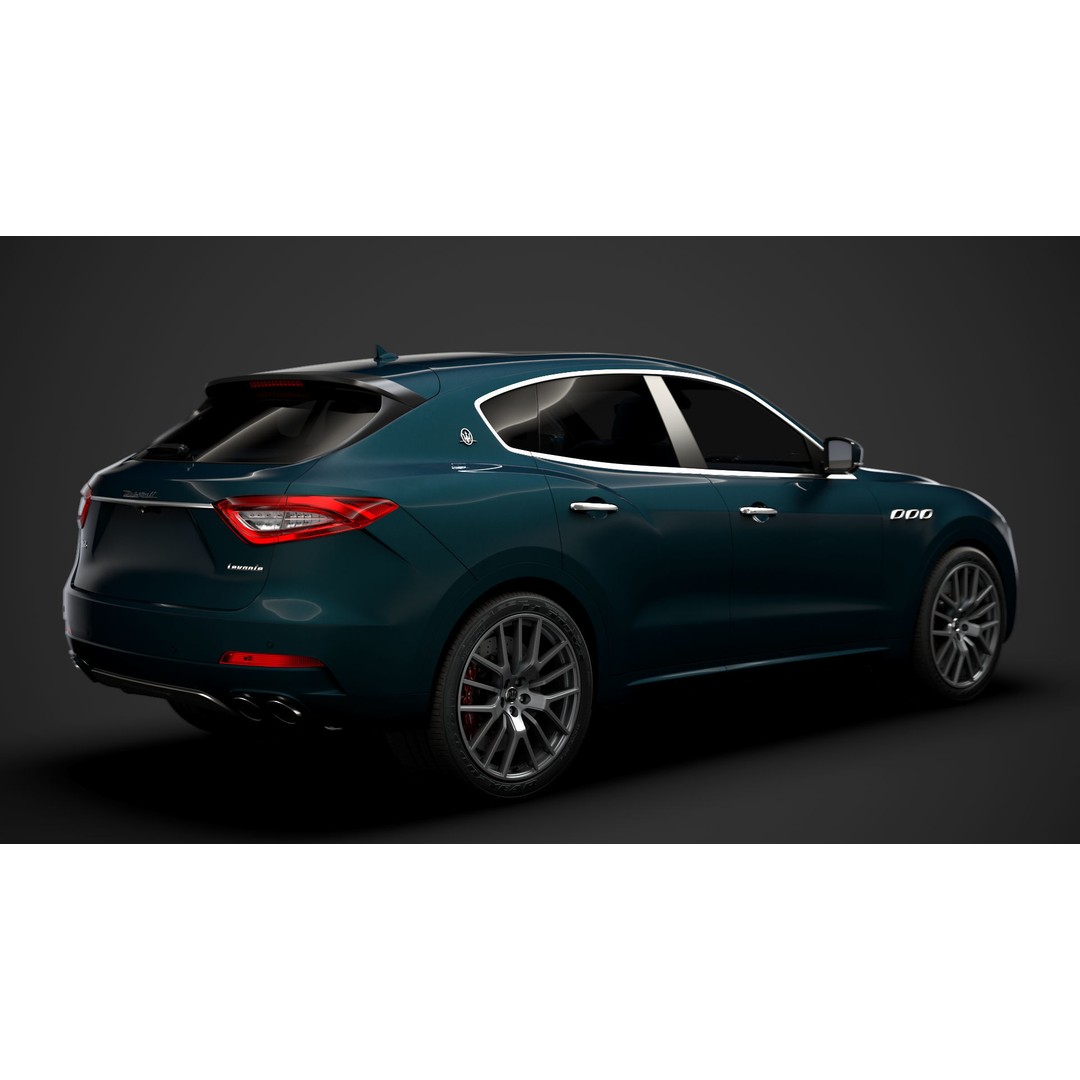 Maserati Levante GranLusso Royale 2020 3D Model – High Poly Luxury SUV, FBX - View 4