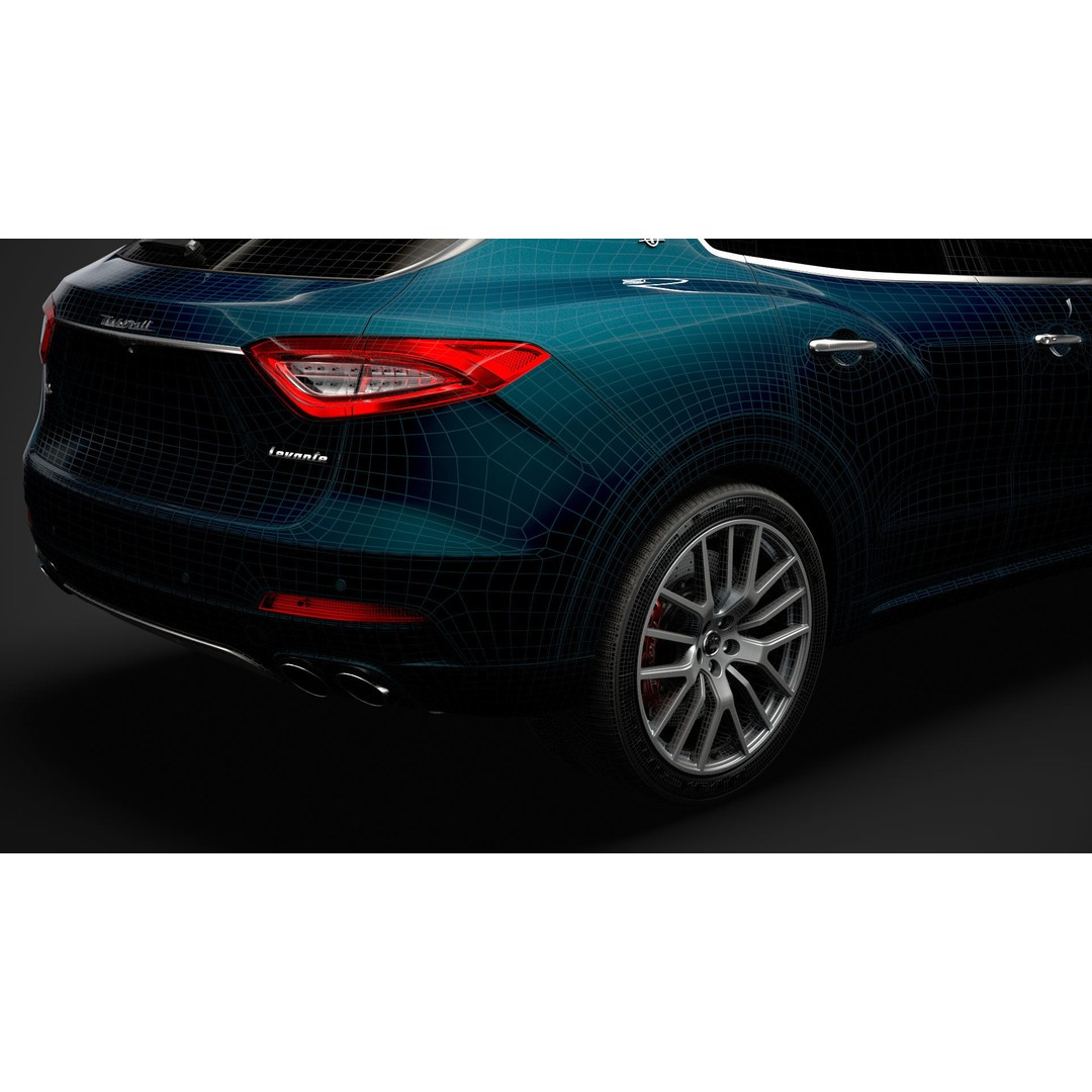 Maserati Levante GranLusso Royale 2020 3D Model – High Poly Luxury SUV, FBX - View 40