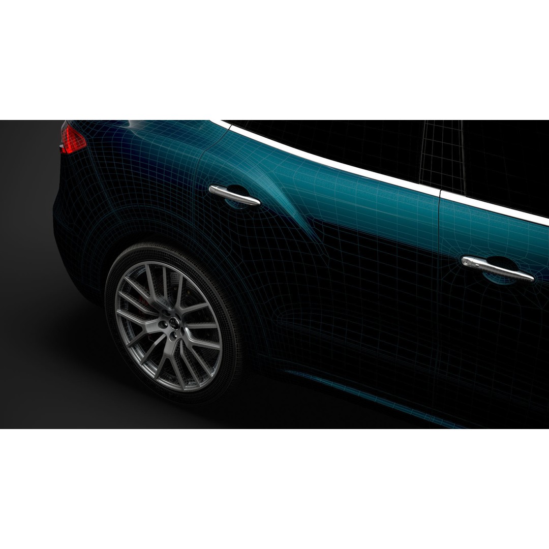 Maserati Levante GranLusso Royale 2020 3D Model – High Poly Luxury SUV, FBX - View 41