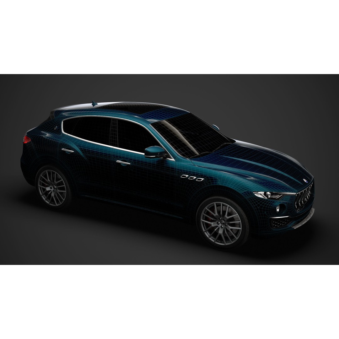 Maserati Levante GranLusso Royale 2020 3D Model – High Poly Luxury SUV, FBX - View 42