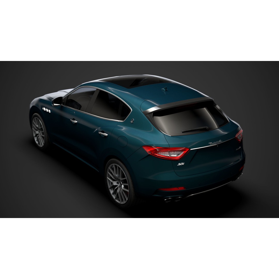 Maserati Levante GranLusso Royale 2020 3D Model – High Poly Luxury SUV, FBX - View 5