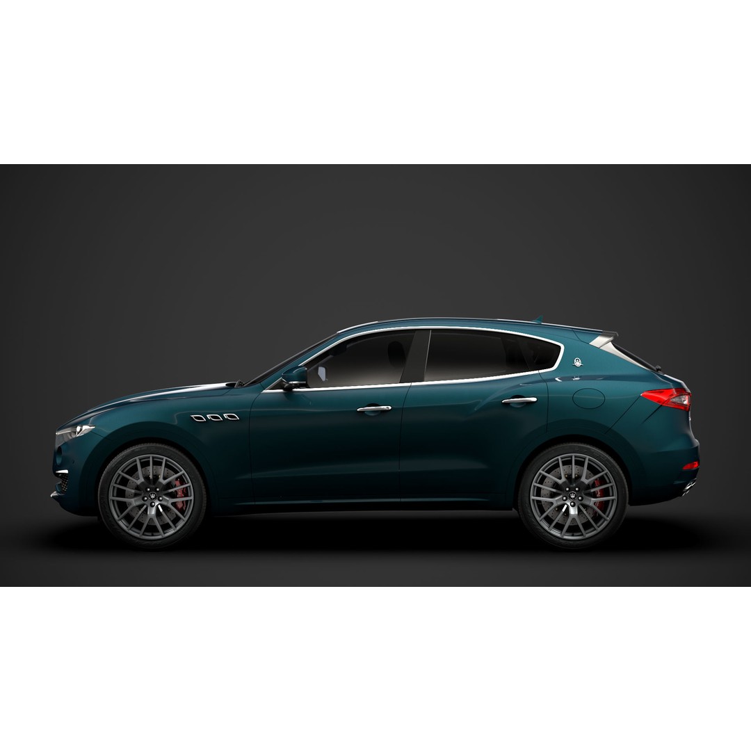Maserati Levante GranLusso Royale 2020 3D Model – High Poly Luxury SUV, FBX - View 7