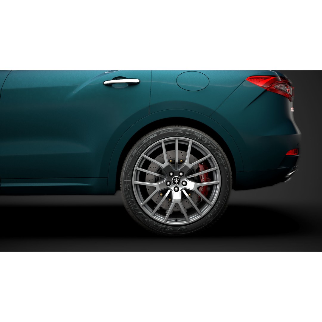 Maserati Levante GranLusso Royale 2020 3D Model – High Poly Luxury SUV, FBX - View 9