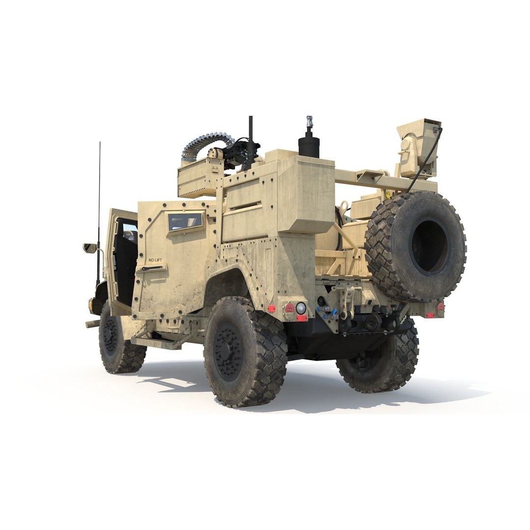Oshkosh JLTV 3D Model – High Poly Military Vehicle with PBR Textures - View 10