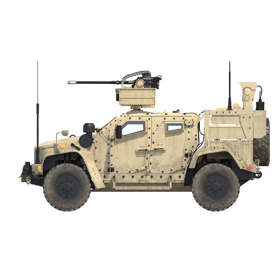Oshkosh JLTV 3D Model – High Poly Military Vehicle with PBR Textures - View 11