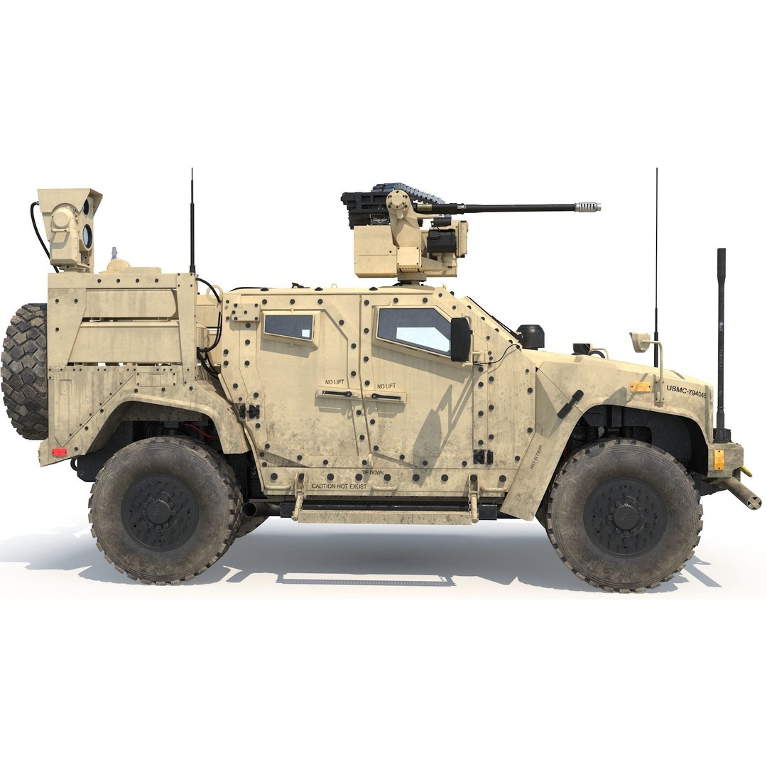 Oshkosh JLTV 3D Model – High Poly Military Vehicle with PBR Textures - View 13
