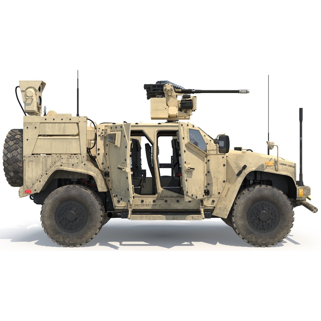 Oshkosh JLTV 3D Model – High Poly Military Vehicle with PBR Textures - View 14