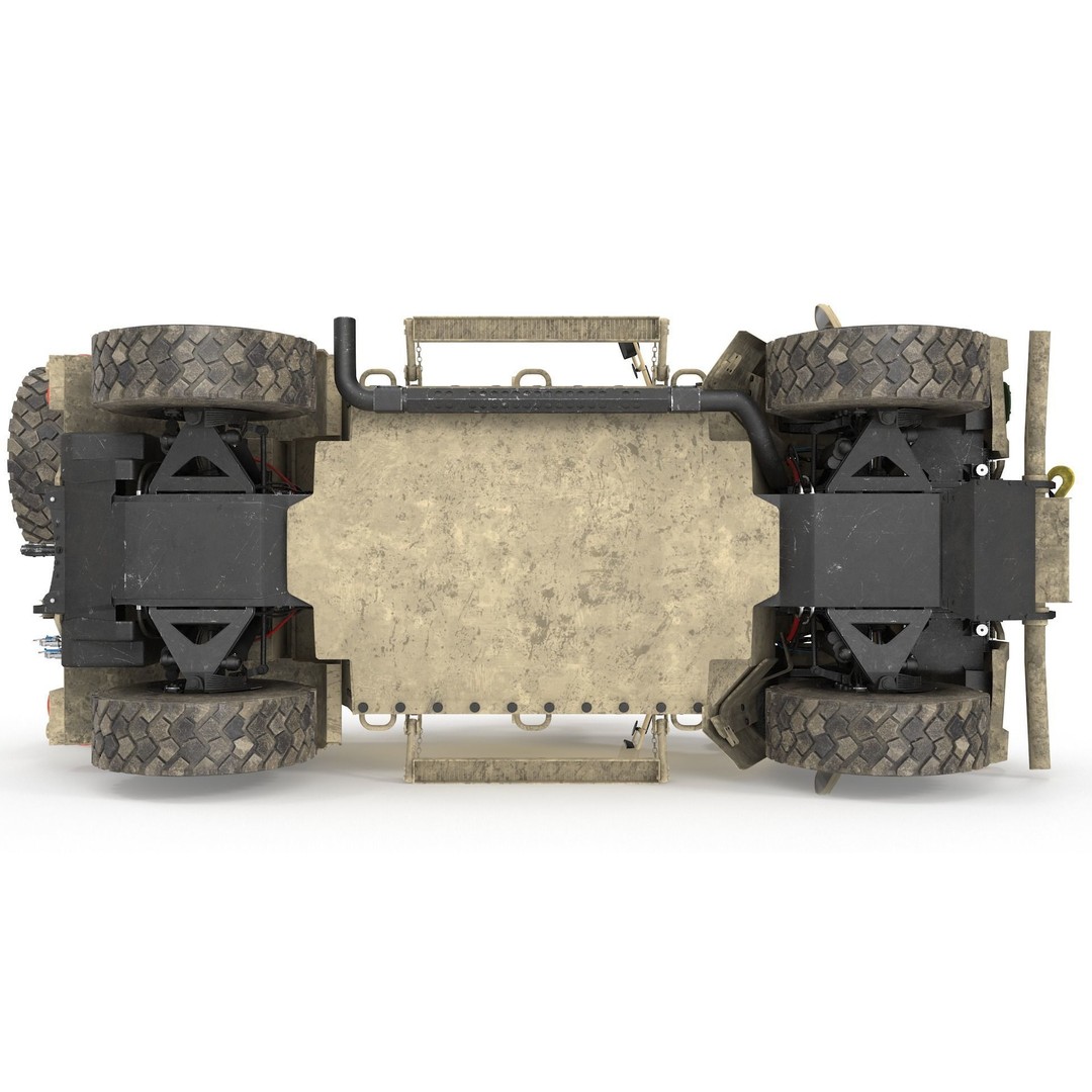 Oshkosh JLTV 3D Model – High Poly Military Vehicle with PBR Textures - View 15