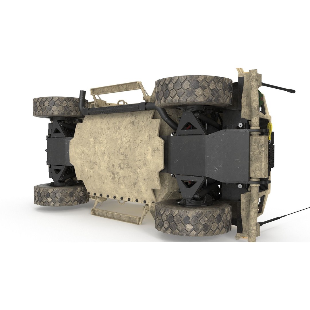 Oshkosh JLTV 3D Model – High Poly Military Vehicle with PBR Textures - View 16