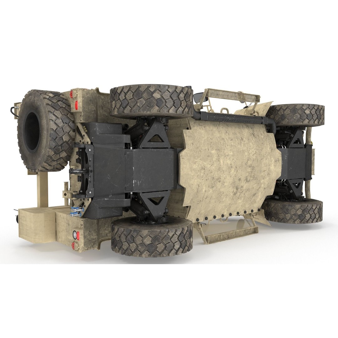 Oshkosh JLTV 3D Model – High Poly Military Vehicle with PBR Textures - View 17