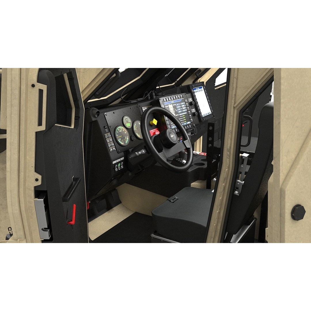 Oshkosh JLTV 3D Model – High Poly Military Vehicle with PBR Textures - View 28